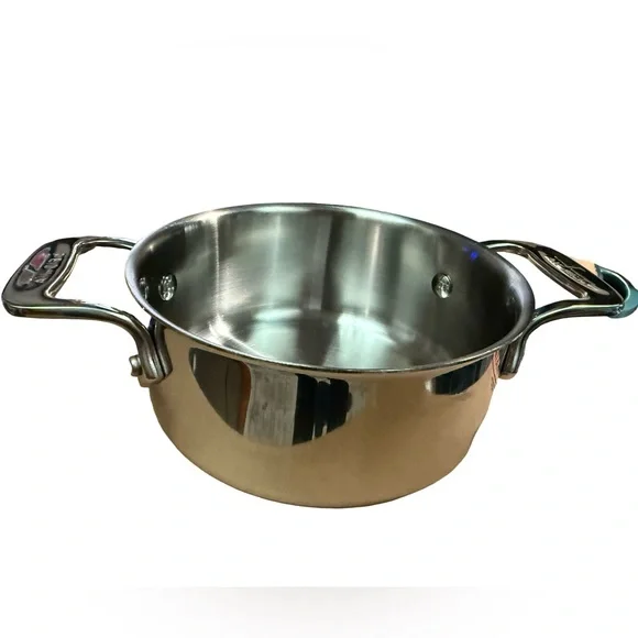All-Clad NWOT Qty 4 Stainless Steel Gratin & Cocotte Mini Cookware Pans - Picture 7 of 10